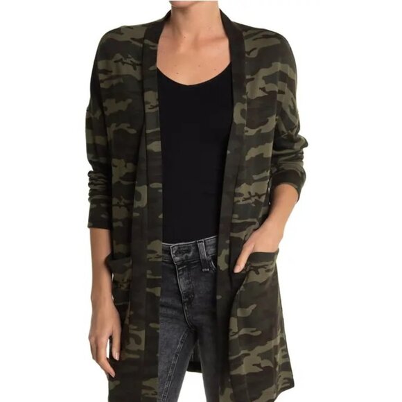 Sanctuary Camo Print Camp Cardigan - Picture 2 of 6